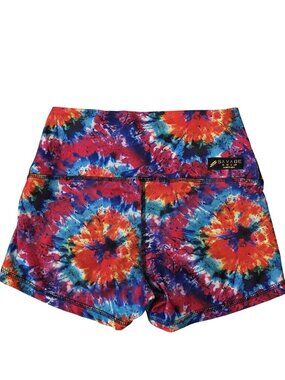 Savage swim mini work out Tie-Dye High-Waist Swim Shorts Savage Swim size S